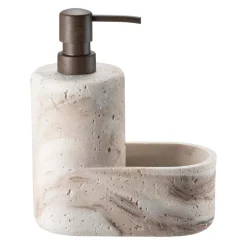 Såpedispenser m/fat Helene