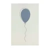 Stående kort Ballong blå