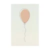 Stående kort Ballong rosa