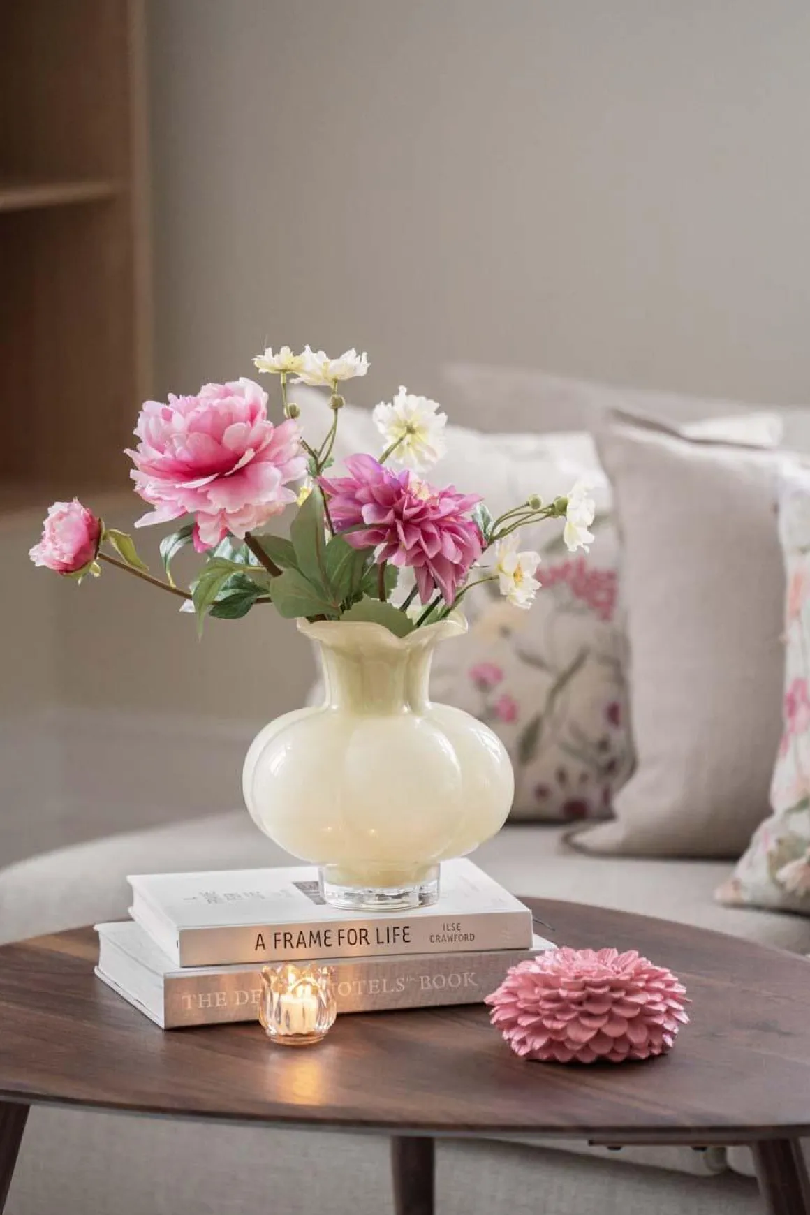 Stilkblomst Ranunkel 69 cm fersken