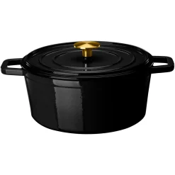 Støpejernsgryte Sabor 4L sort