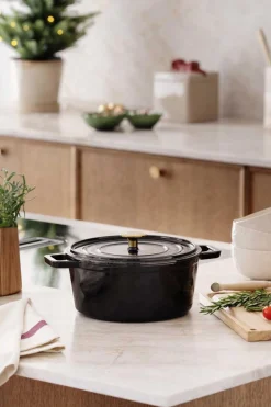 Støpejernsgryte Sabor 4L sort