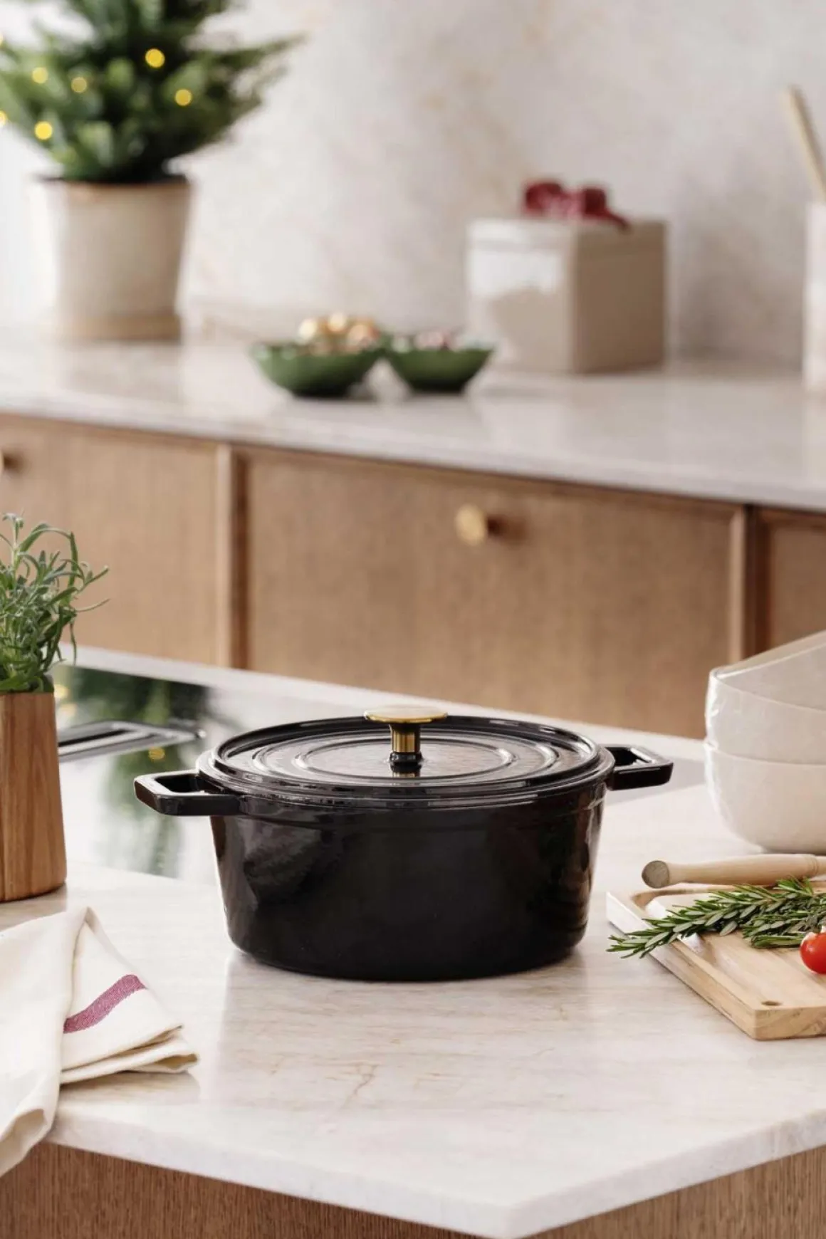 Støpejernsgryte Sabor 4L sort