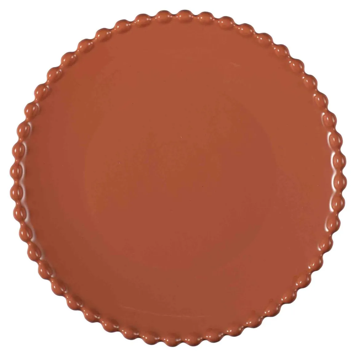 Tallerken Ebba oransje