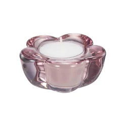 Telysholder Blomst 3,8 cm rosa