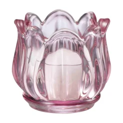 Telysholder Flora 5,5 cm Rosa