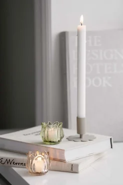 Telysholder Flora 5,5 cm Rosa