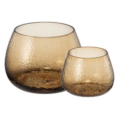 Telysholder Glimre 7,5cm brun