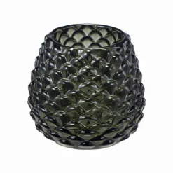 Telysholder Kongle 10cm grønn