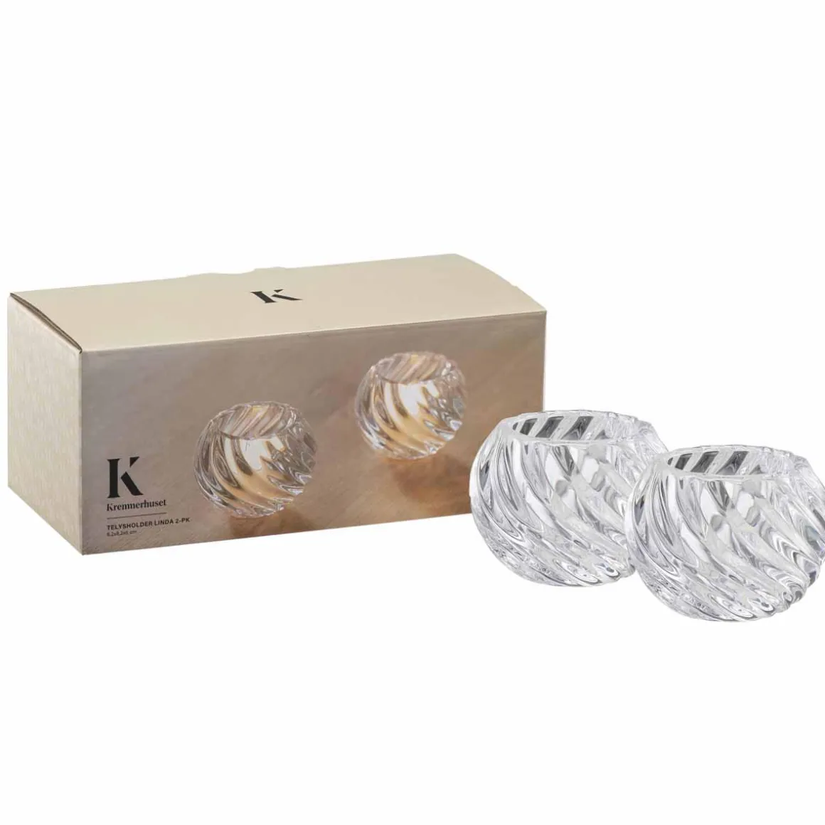 Telysholder Linda 2 pk klar